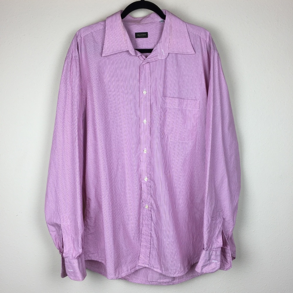 Valentino Striped Dress Button Up 45/18